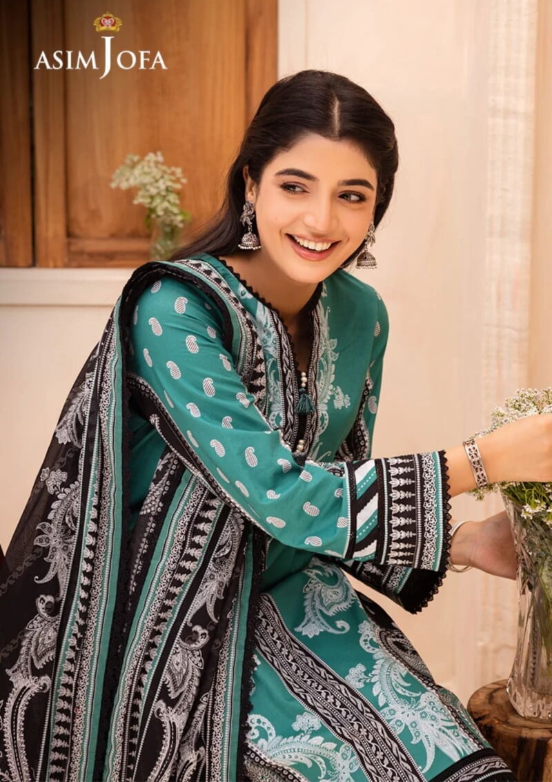 Asim Jofa Ajp24 03 Prints Premium Lawn Collection