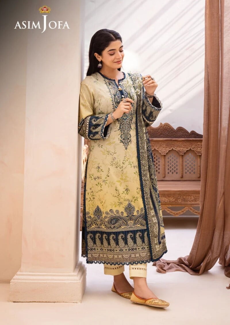 Asim Jofa Ajp24 15 Prints Premium Lawn Collection