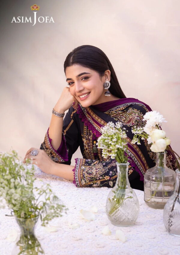 Asim Jofa Ajp24 17 Prints Premium Lawn Collection