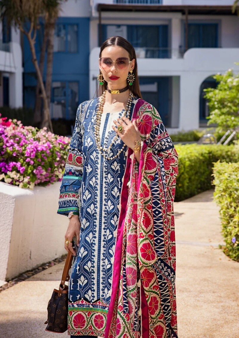 Elaf Printed Lawn-07B Elnaz