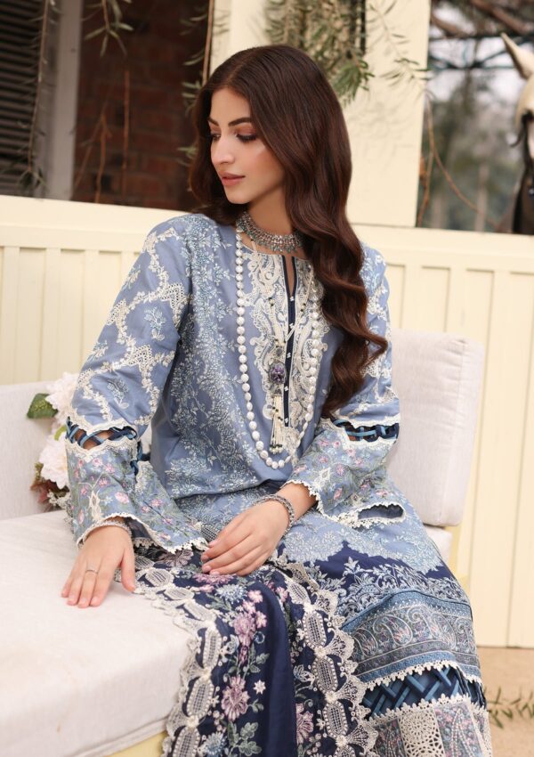 Kahf Festive Kfl24 04 Kinza Lawn Collection 24