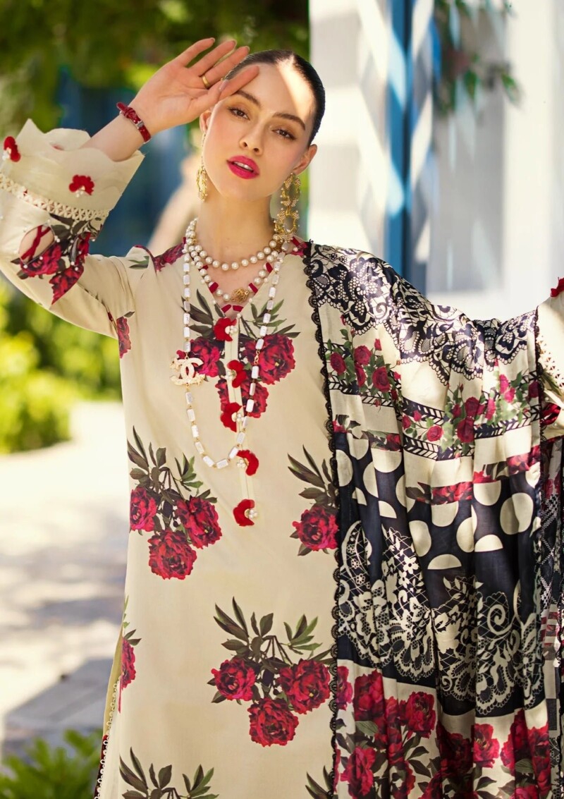 Elaf Printed Lawn-03A Swan