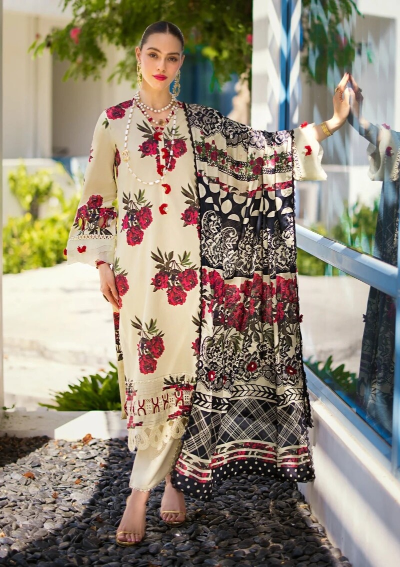 Elaf Printed Lawn-03A Swan