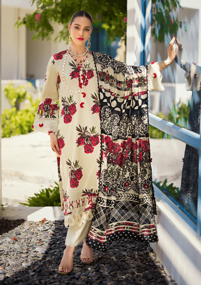 Elaf Premium Prints Eop 3B Pattaya Poise Lawn Collection