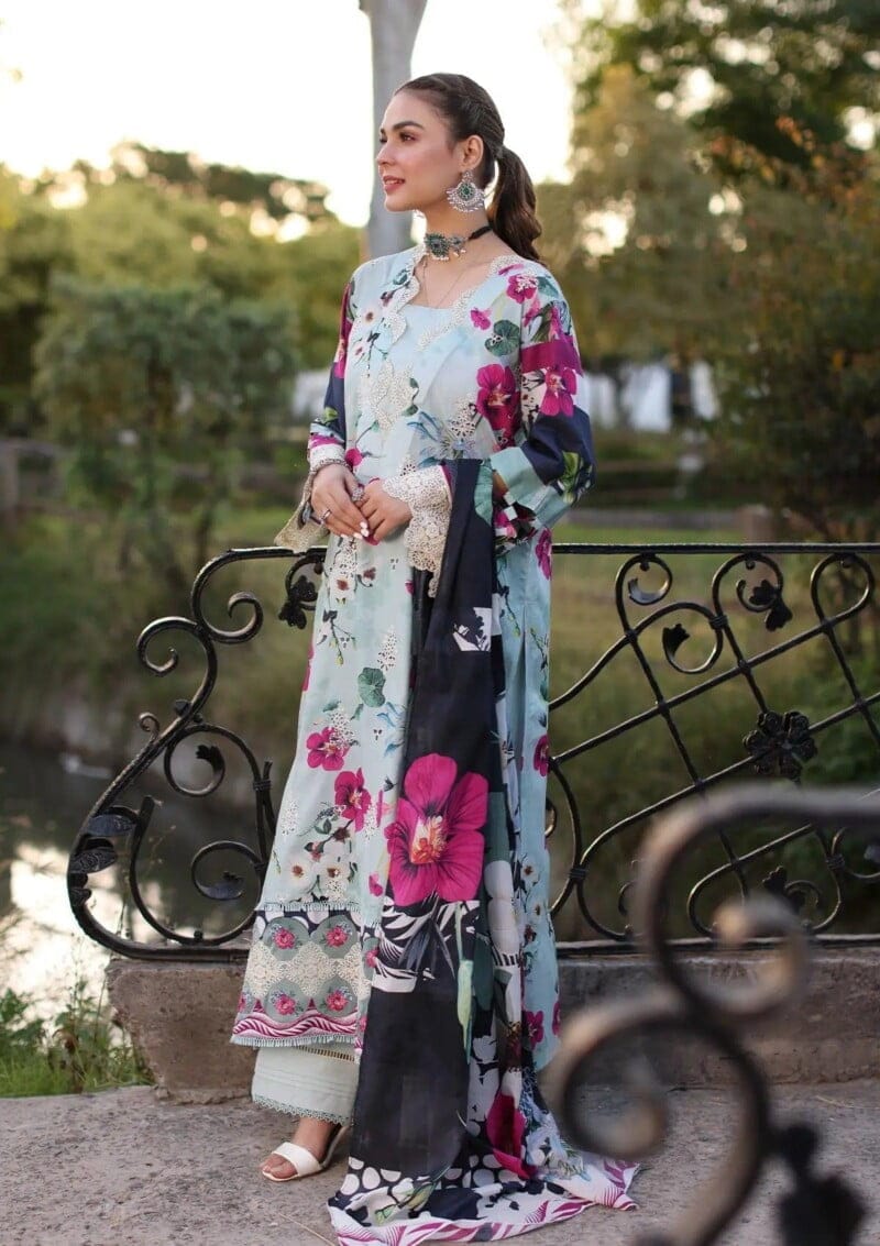 Elaf Eck 01b Aquabella Print Chikankari 2024