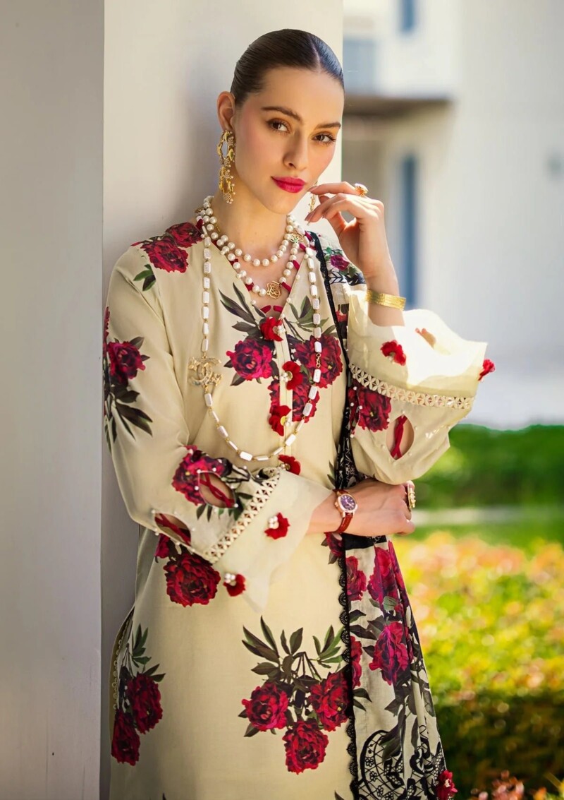 Elaf Printed Lawn-03A Swan