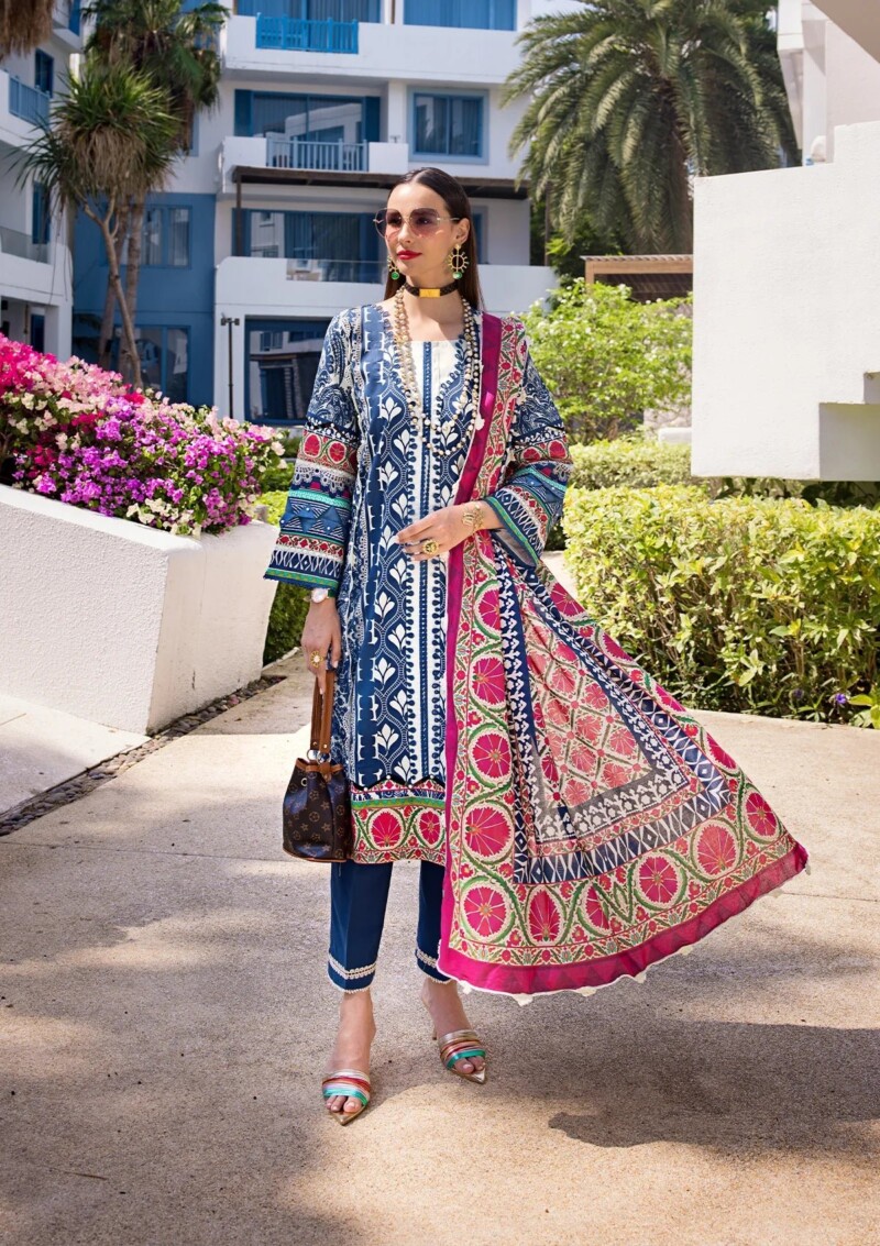 Elaf Printed Lawn-07B Elnaz