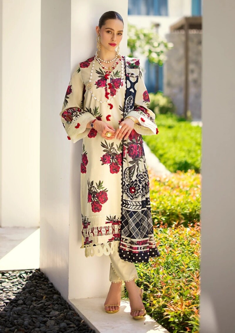 Elaf Printed Lawn-03A Swan