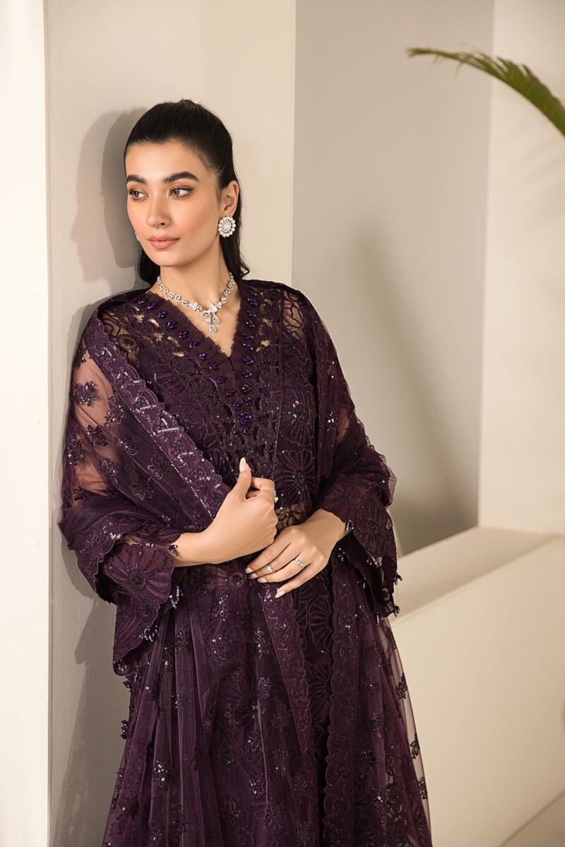 Alizeh Af Ch 2156 Maya Embroidered Chiffon