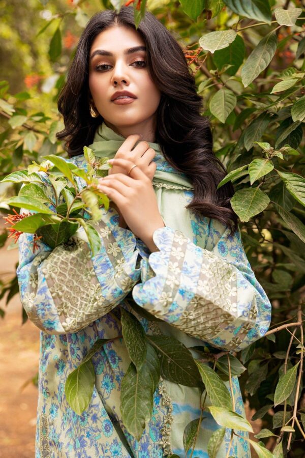 Charizma 3 Pc Unstitched Embroidered Lawn Crn4 05 Range Vol 1 2024