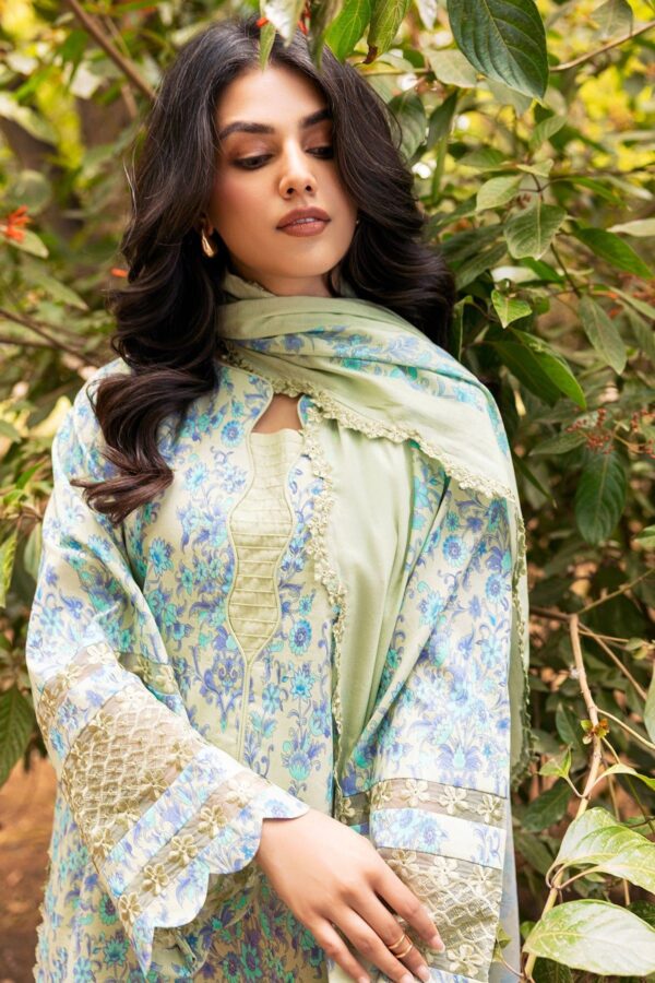 Charizma 3 Pc Unstitched Embroidered Lawn Crn4 05 Range Vol 1 2024