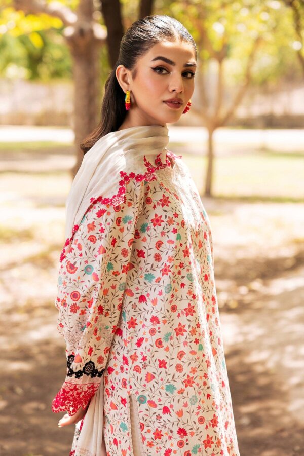 Charizma 3 Pc Unstitched Embroidered Lawn Crn4 04 Range Vol 1 2024