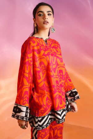 Charizma 2 Pc Printed Cotton Shirt With Trouser Cpm 4 298 Co Ord Sets