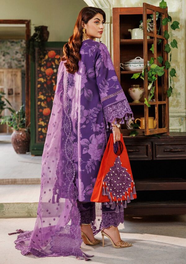 Alizeh Maahi Vol 2 Embroidered Printed Af 7018 Zauq Lawn Collection 24