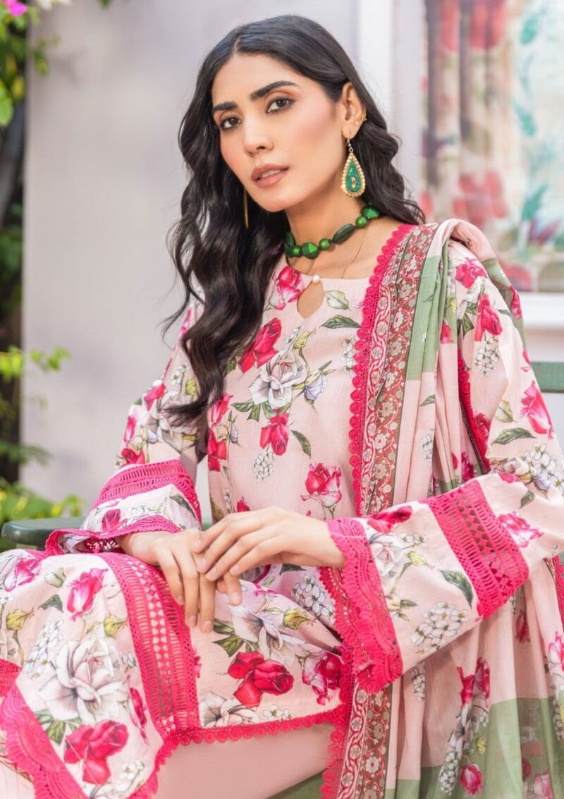 Humdum Rang E Noor Hrn 11 Lawn Collection