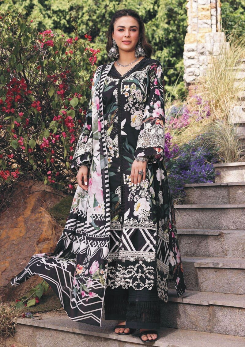 Elaf Premium Print Chikankari Epc24 02 B Serenita Lawn Collection