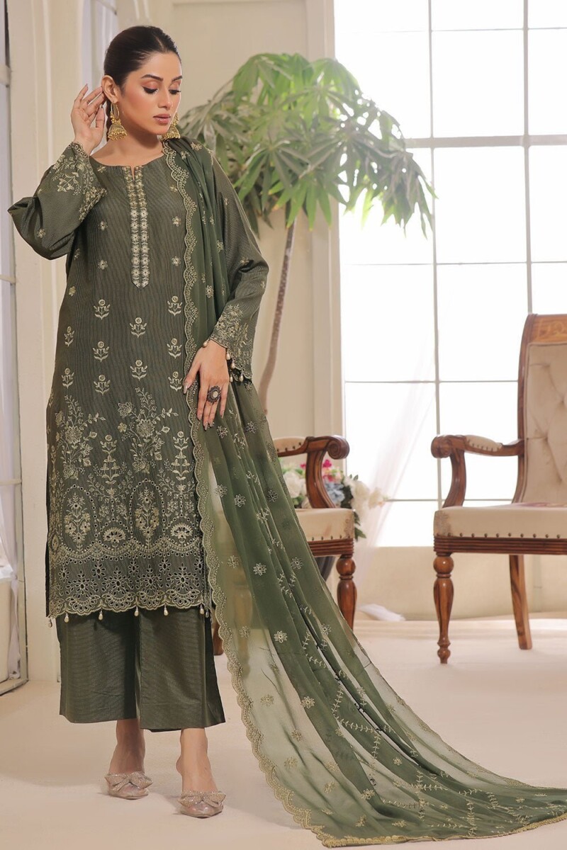 Safwa Aura Masuri Premium Suc-01 Masuri Premium Embroidered Collection 2024