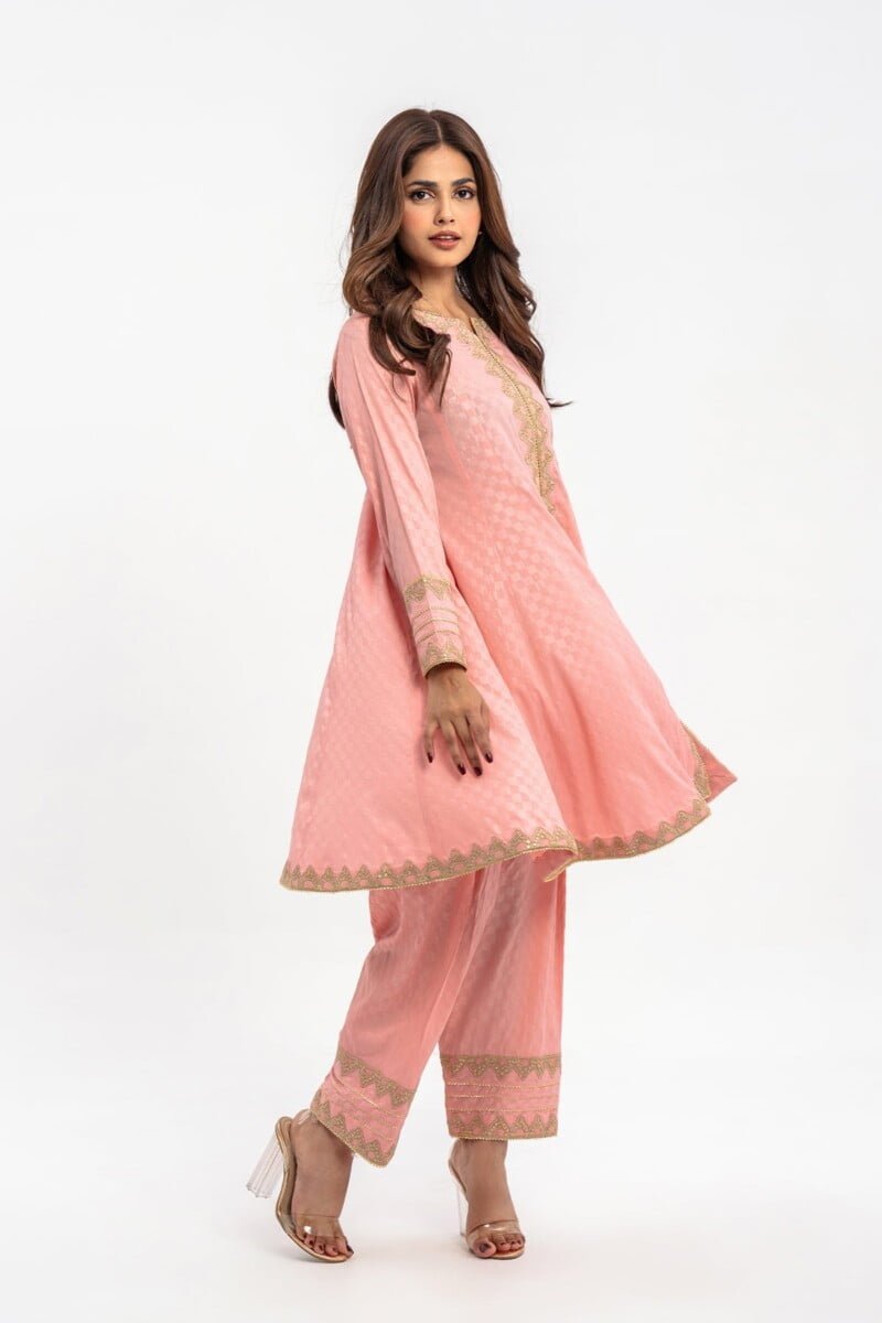 Charizma 2 Pc Grip Silk Embroidered Shirt With Trouser Cnp 3 227