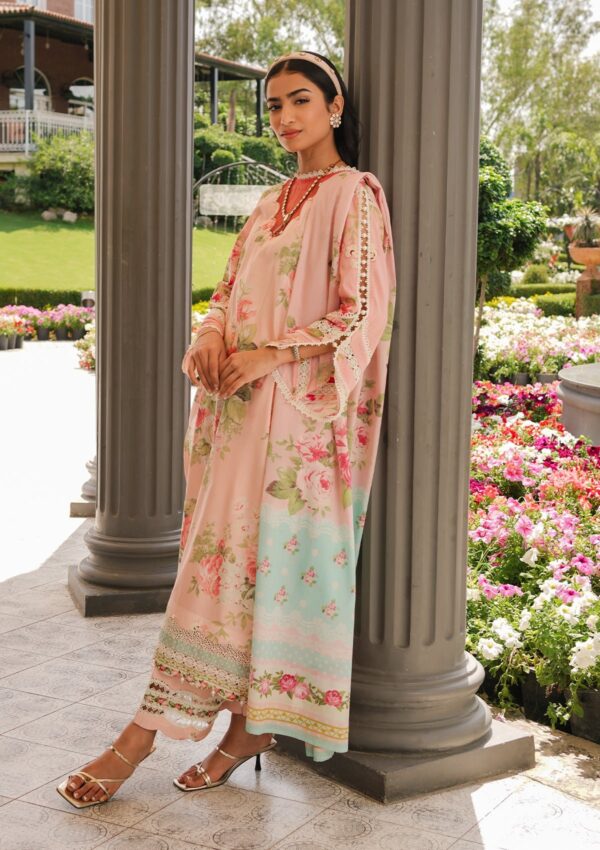 Elaf Premium Printed Eep 01B Petal Pulse Lawn Collection 24