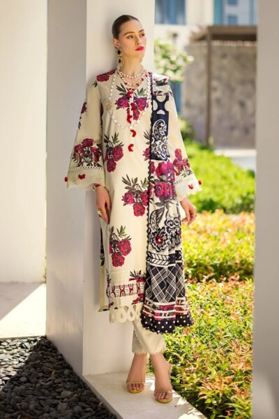 Elaf Printed Lawn-03a Swan