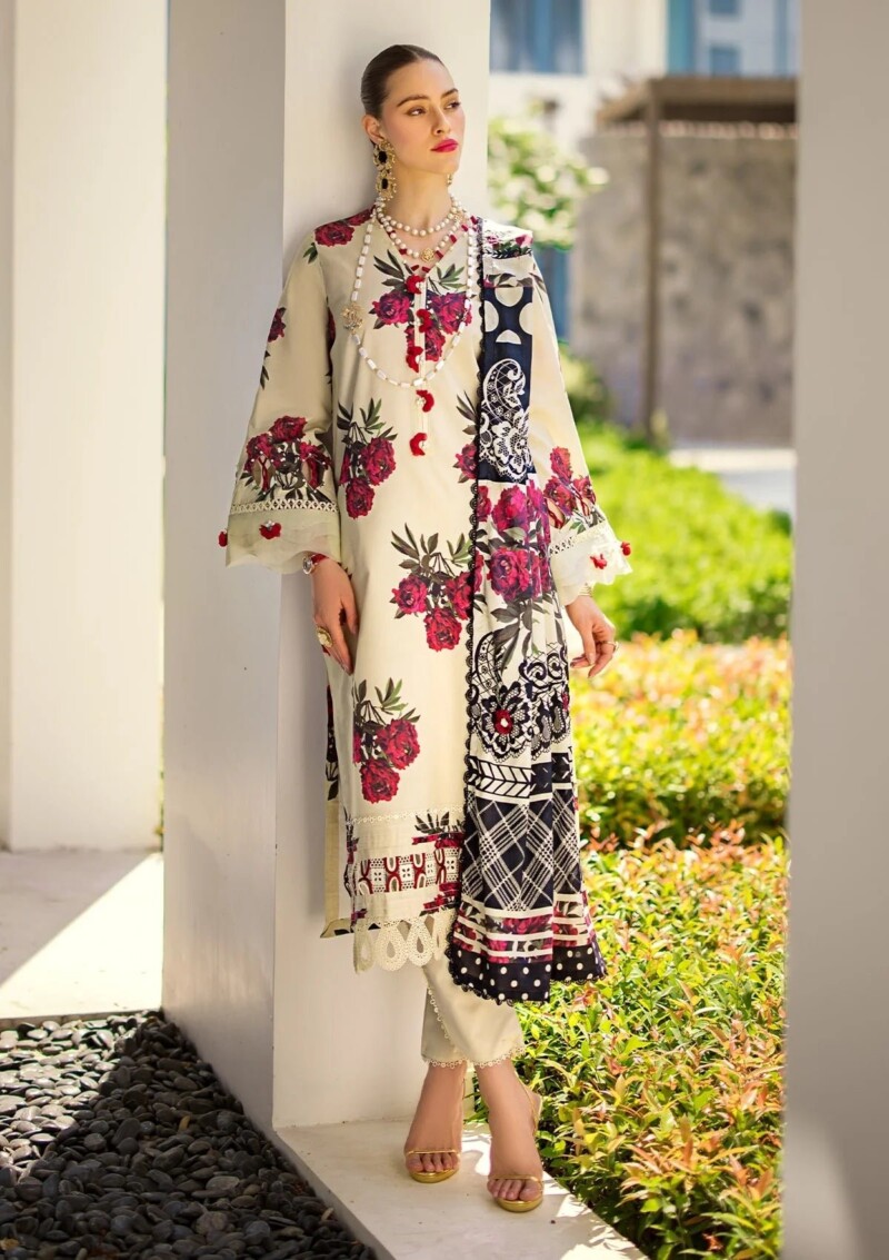 Elaf Printed Lawn-03A Swan