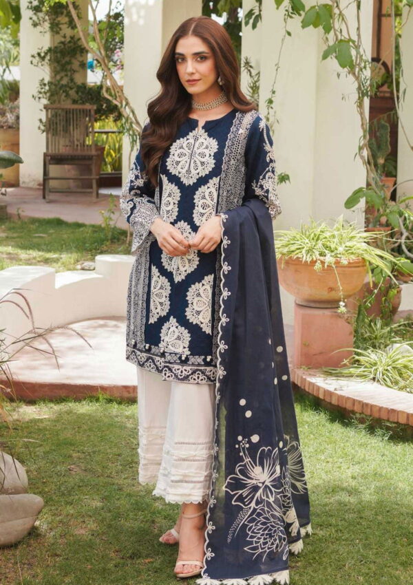 Mm Manara Luxury Lawn 24 Ml 01 Sapphire Lawn Collection 24