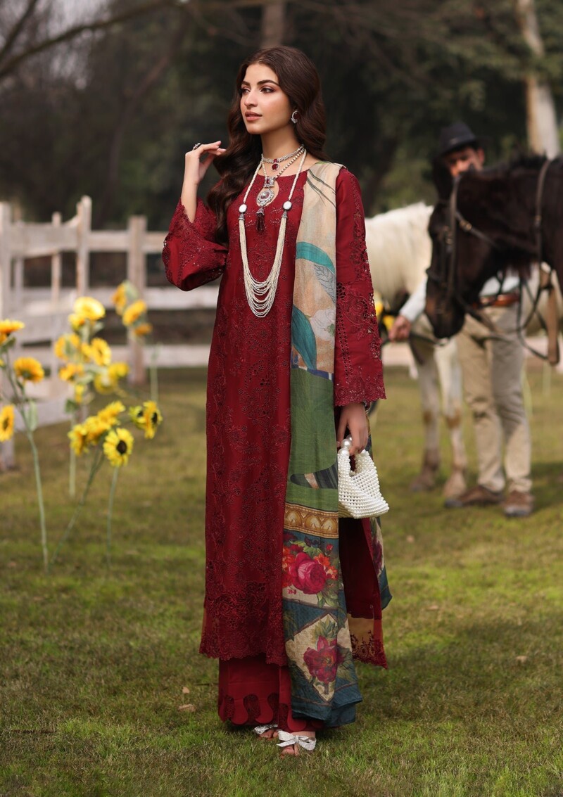 Kahf Festive Kfl24 02 Alora Lawn Collection 24