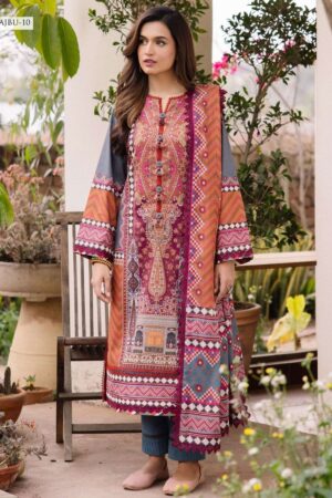 Asim Jofa Jp24 10 Prints Vol 2 Premium Lawn Collection