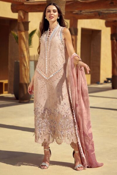 Noor By Saadia Asad Sl24 10 Eid Handwork Laserkari Lawn Collection 2024