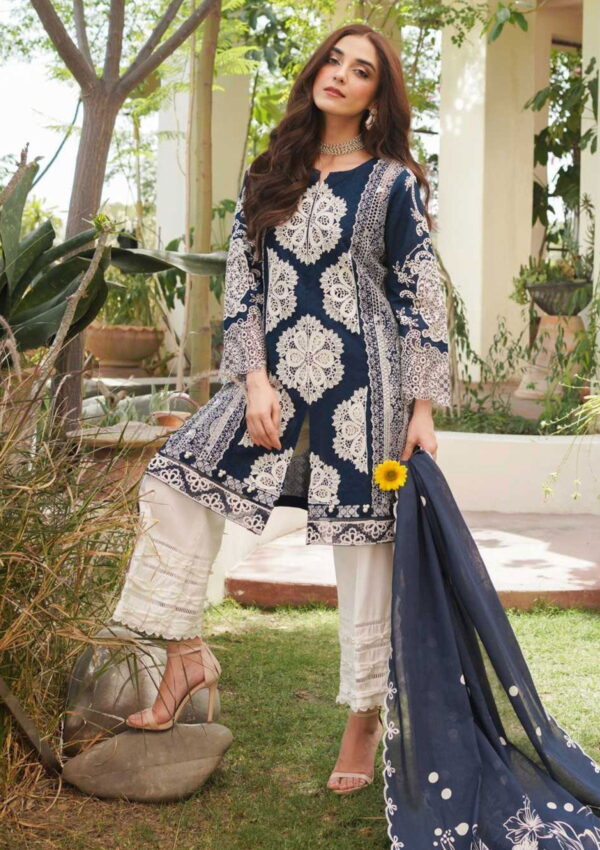 Mm Manara Luxury Lawn 24 Ml 01 Sapphire Lawn Collection 24