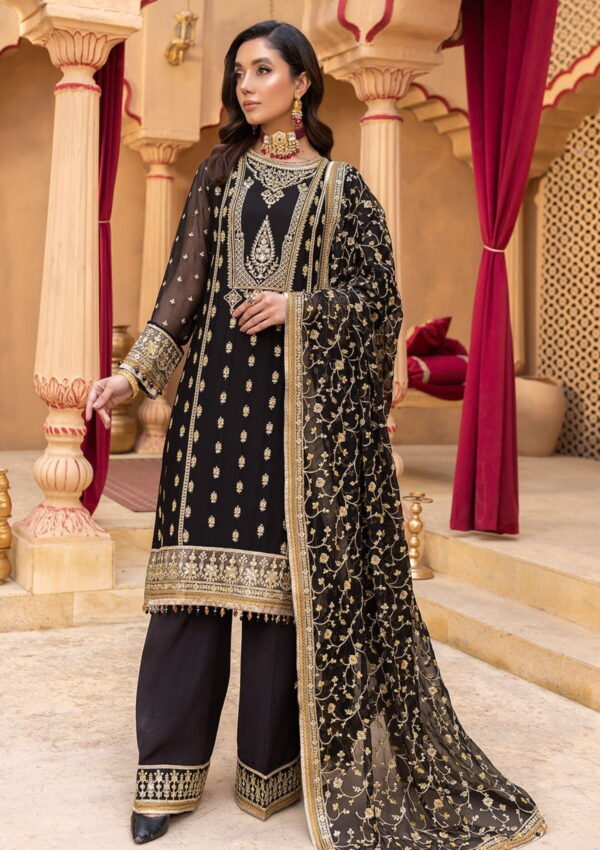 Madiha Jahangir 4 Piece Semi Stitched Pastel Sky Serenity Formal Collection