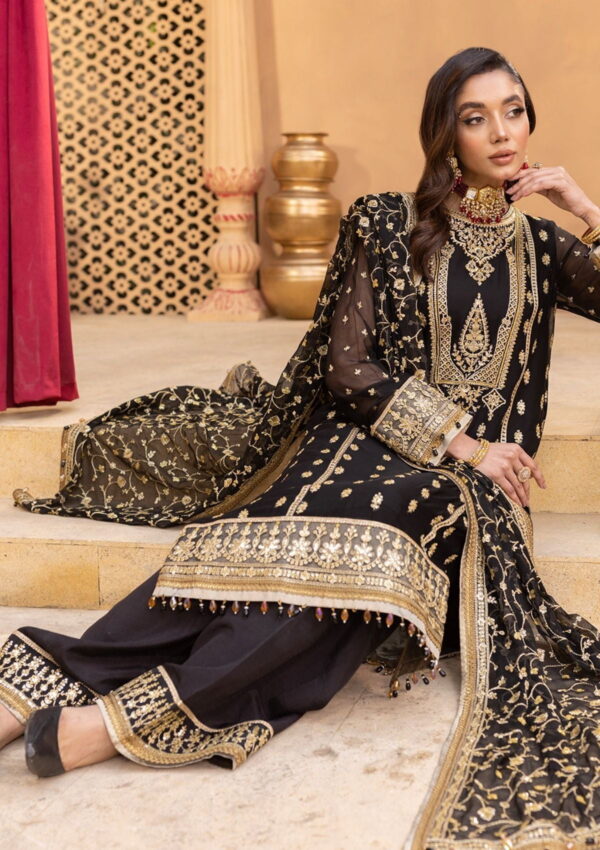 Madiha Jahangir 4 Piece Semi Stitched Pastel Sky Serenity Formal Collection