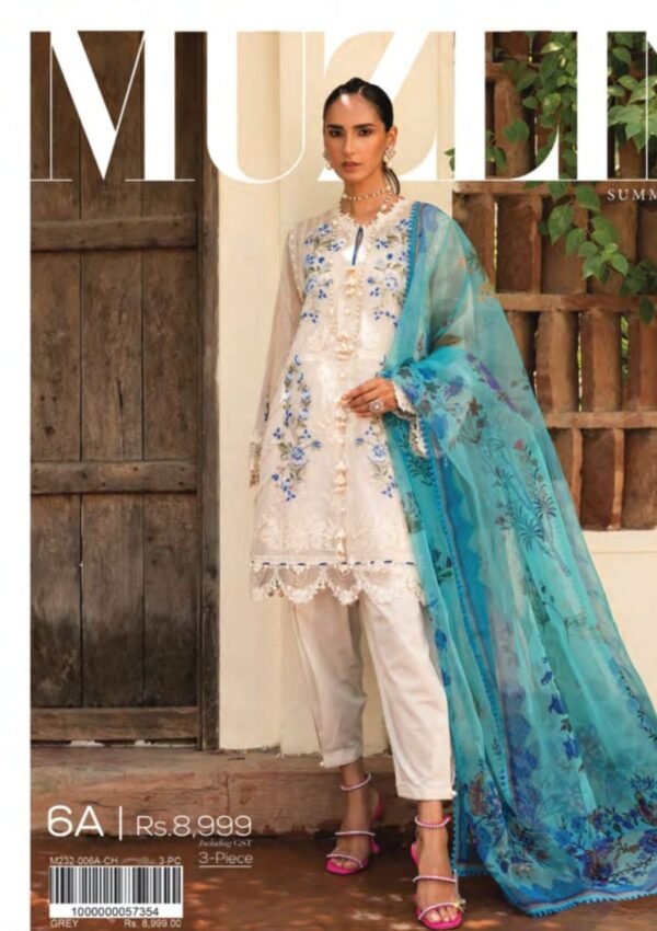 Sana Safinaz Muzlin V02 Mv 6 A Lawn Collection