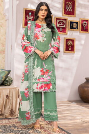 Humdum Rang E Noor Hrn 12 Lawn Collection