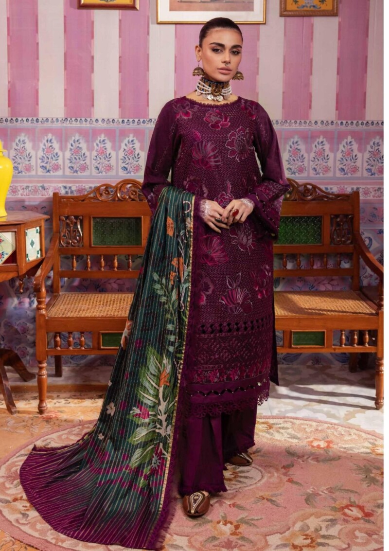 Nureh Maya Lawn Ns 115 Lawn Collection 24