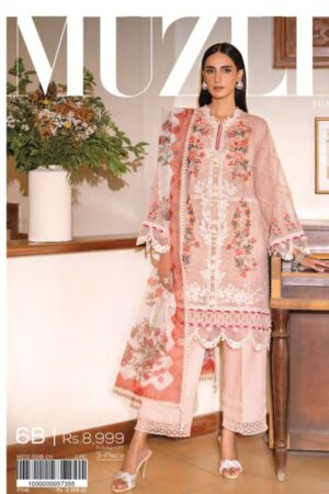 Sana Safinaz Muzlin V02 MV 6 B Lawn Collection