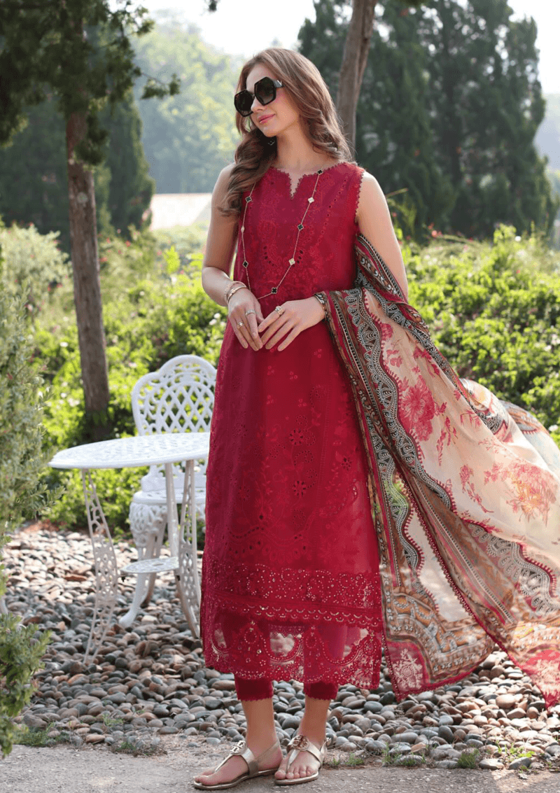 Noor By Saadia Asad Eid Luxe Printkari Nl24 11 Lawn Collection 24