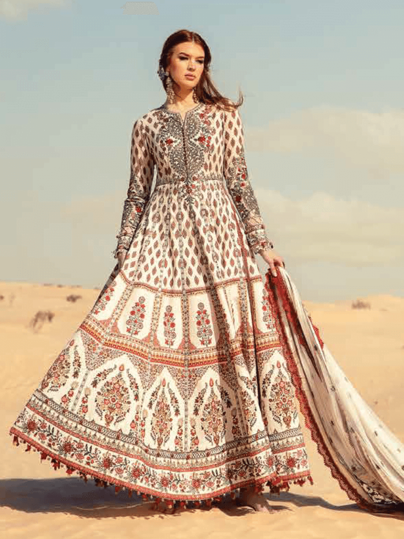 Maria.B D-2413-A Embroidered Luxury Lawn 3pc Suit Collection 2024