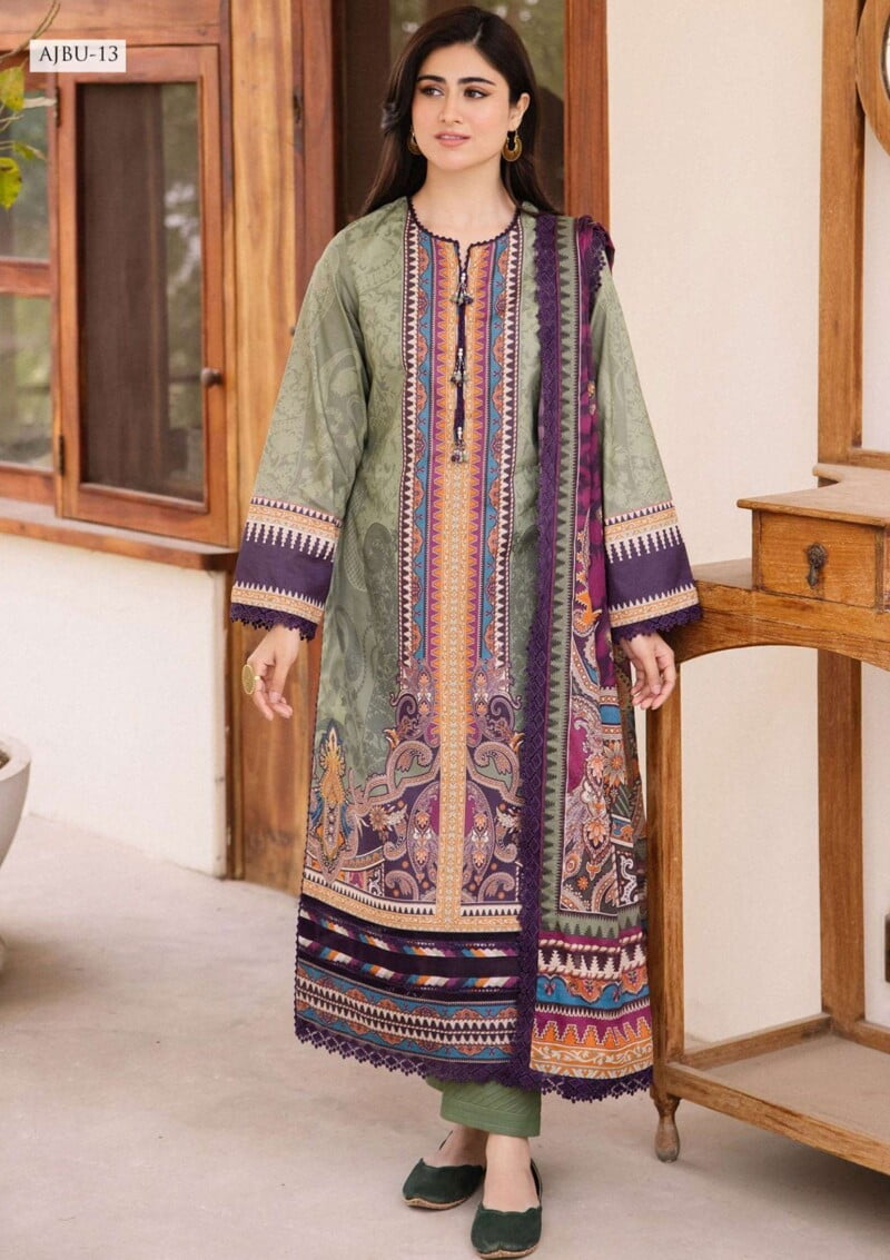 Asim Jofa Jp24 13 Prints Vol 2 Premium Lawn Collection