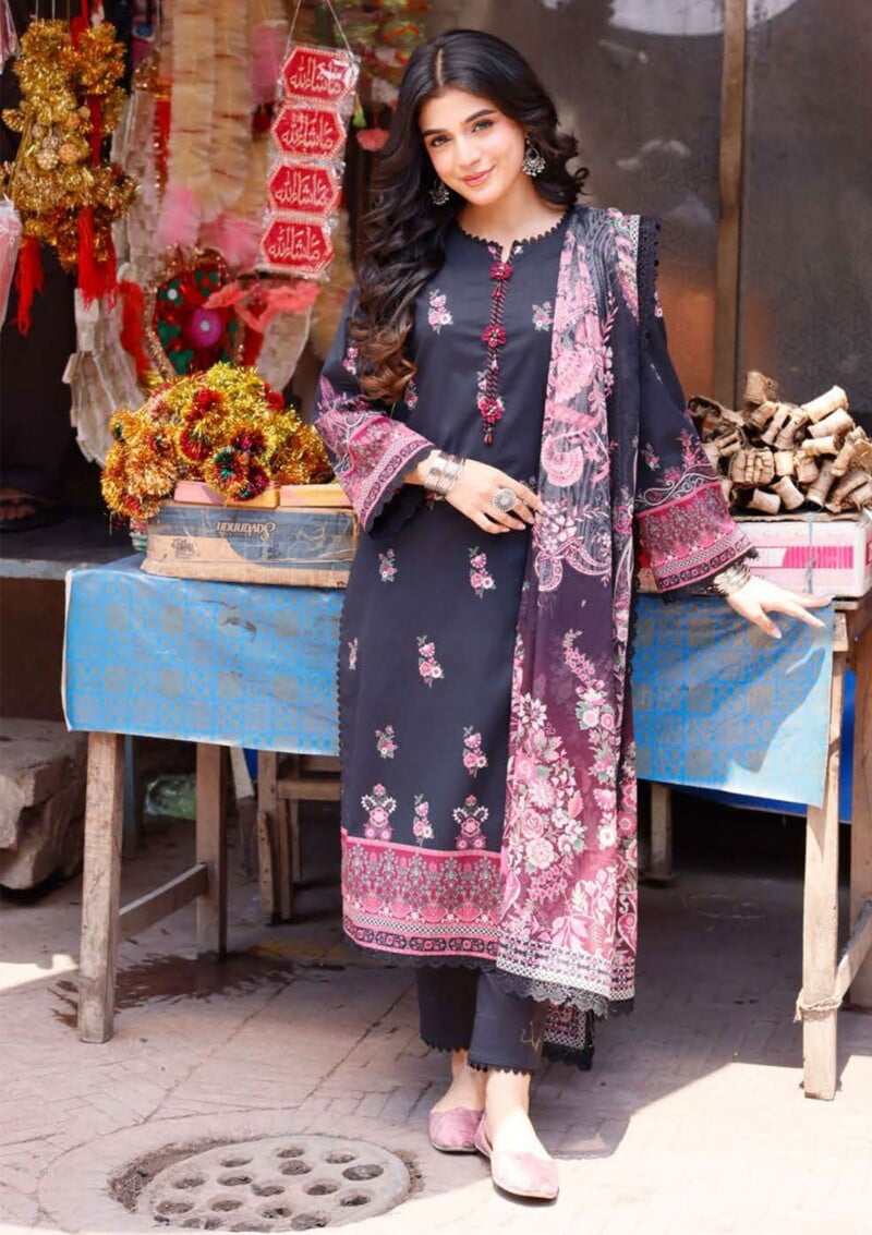 Asim Jofa Ajbb 19 Basic Prints 24 Premium Lawn Collection