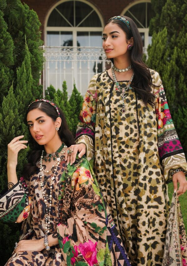 Elaf Premium Printed Eep 06A Menagerie Lawn Collection 24