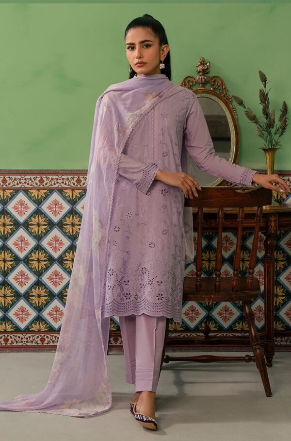 Cross Stitch Lilac Haze 3 Piece Lawn Embroidered Suit