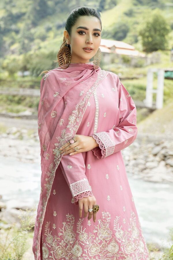 Safwa Clara Premium Caa-04 Premium Embroidered Cotton Lawn Collection 2024