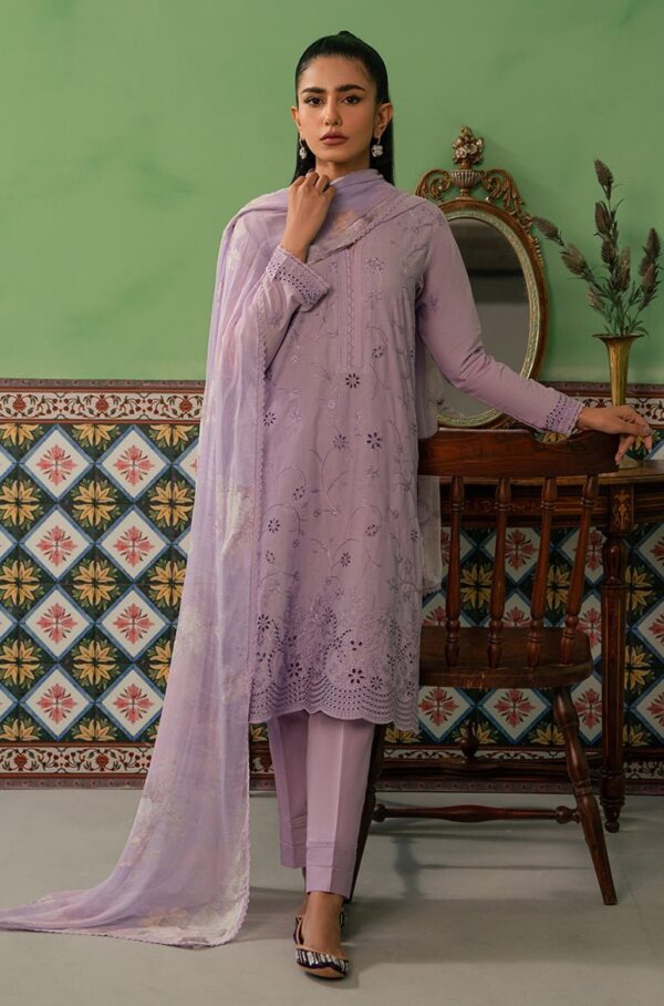 Cross Stitch Lilac Haze 3 Piece Lawn Embroidered Suit