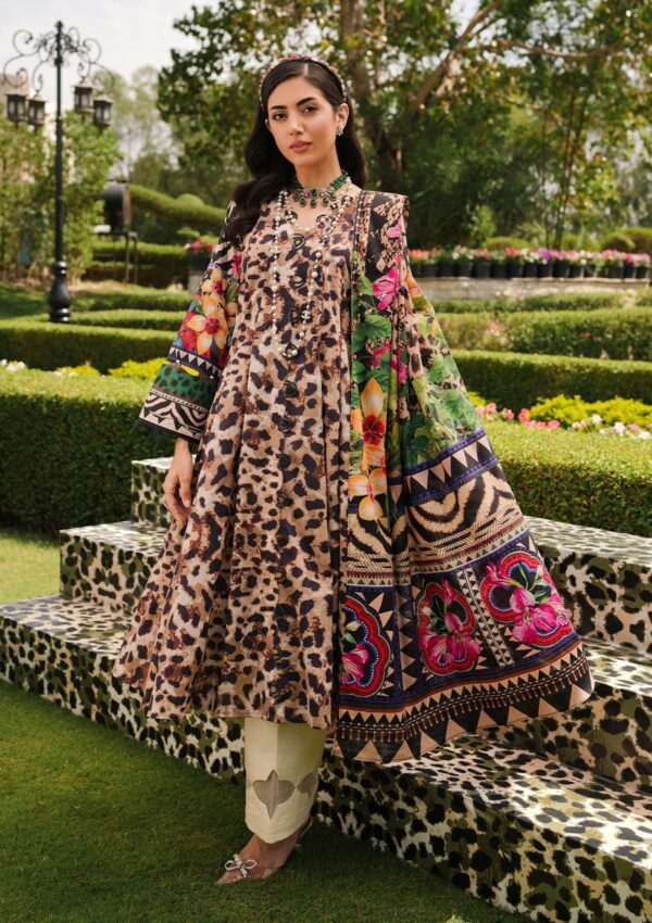 Elaf Premium Printed Eep 06A Menagerie Lawn Collection 24