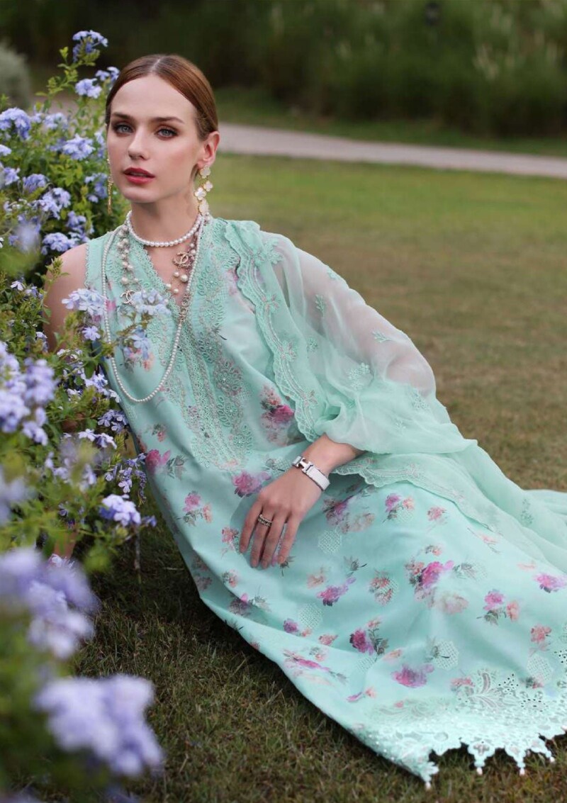 Noor By Saadia Asad Eid Luxe Printkari Nl24 05 Lawn Collection 24