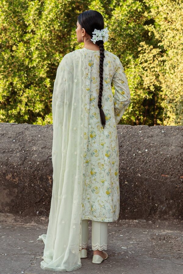 Cross Stitch Lime Primrose 3 Piece Lawn Printed Suit