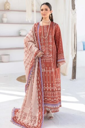 Humdum Saira Bano Hb24 04 Lawn Collection