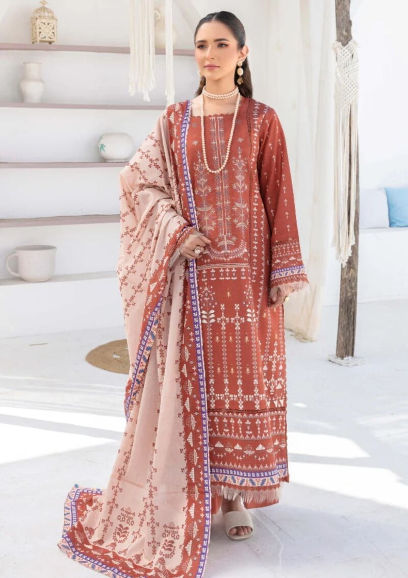 Humdum Saira Bano Hb24 04 Lawn Collection