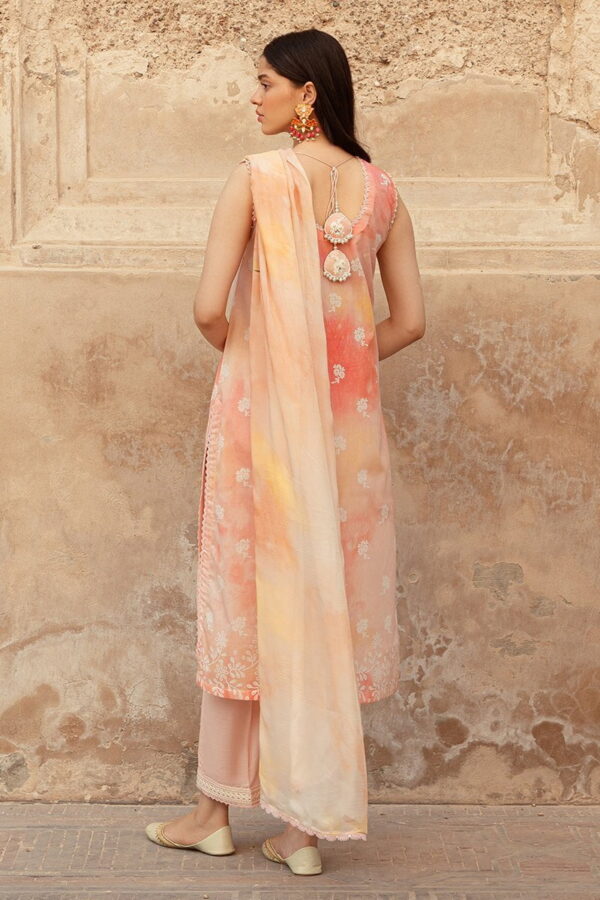 Cross Stitch Peach Blush 3 Piece Lawn Printed Suit